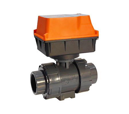 UPVC electric ball valve